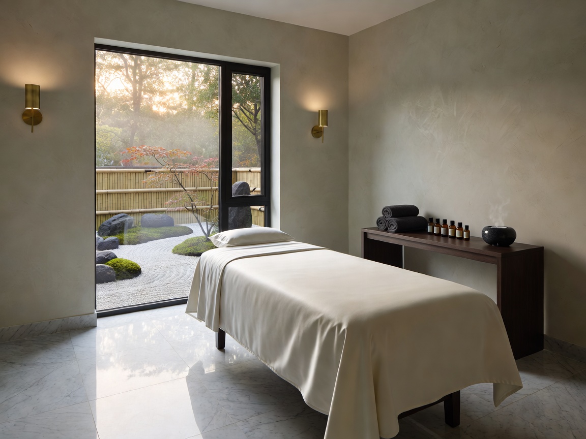 Luxurious massage and spa wellness room at cyroweplaymor
